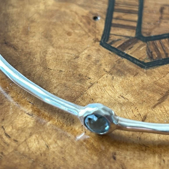 Ippolita Bangle Rick Candy with Blue Topaz and Diamond 💎 - Picture 6 of 8